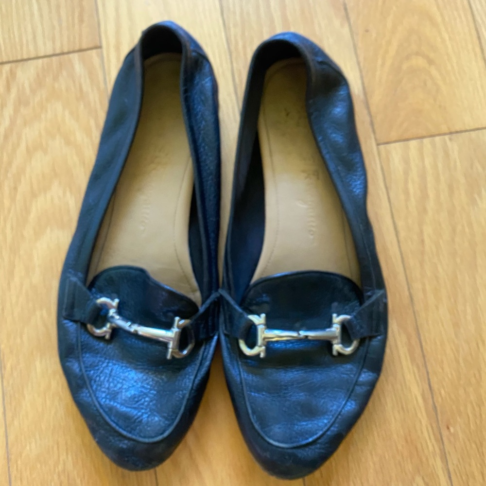 Salvatore Ferragamo black flats - 7